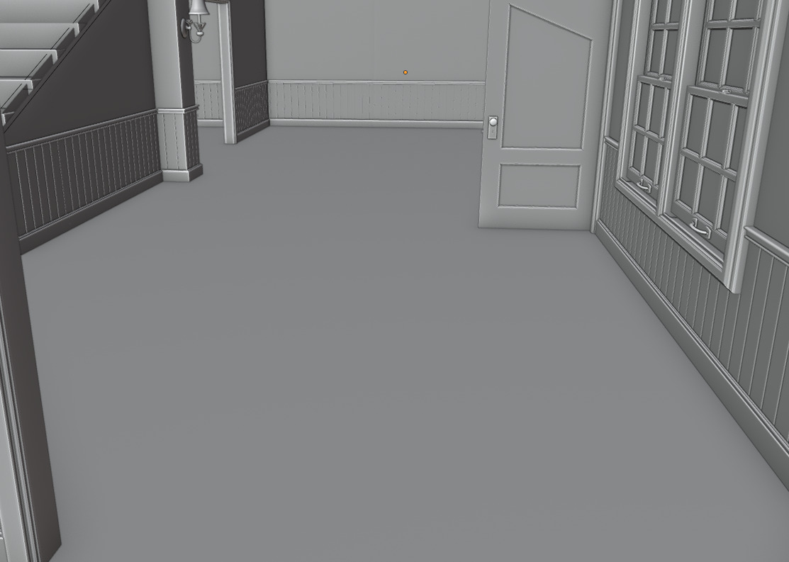 Atmospheric House Asset Pack Base mesh Free 3D model_1