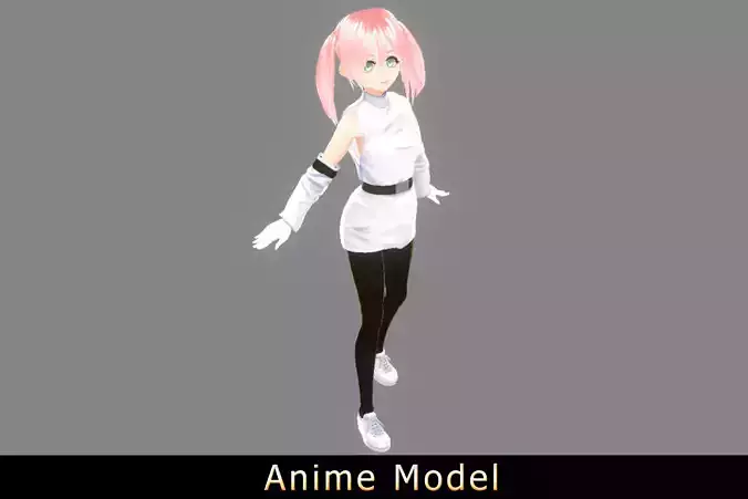 Anime Character - Tennoji Mari-Spy 3D model