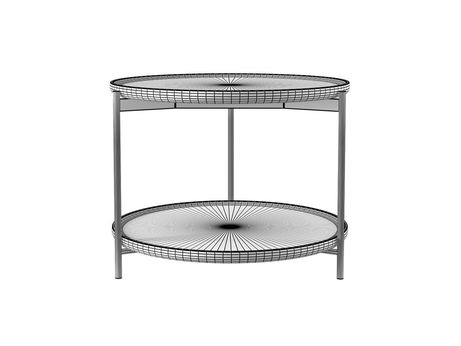 Plateau Wood Coffee Tables 3D model_4