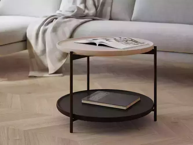 Plateau Wood Coffee Tables 3D model Plateau Wood Coffee Tables 3D model