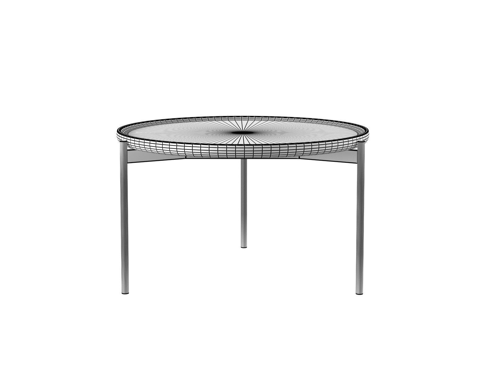 Plateau Wood Coffee Tables 3D model_5