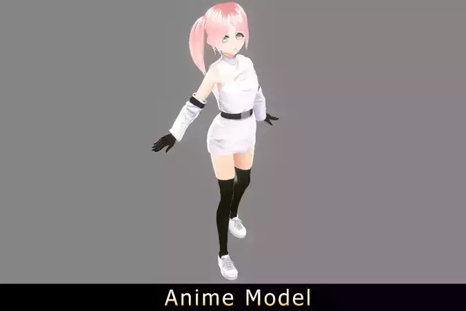 Anime Character - Tennoji Mari-Spy 3D model