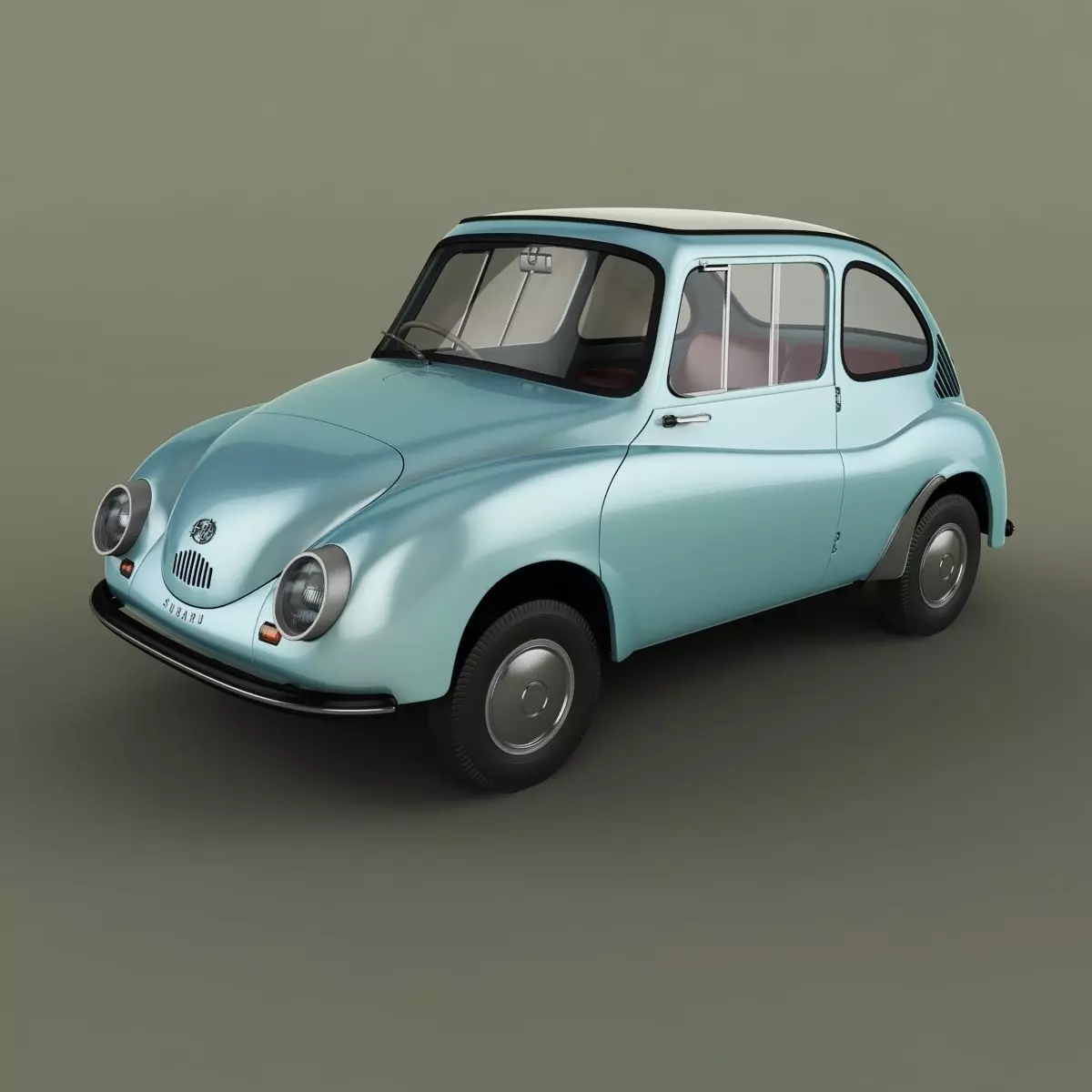 Subaru 360 3D model
