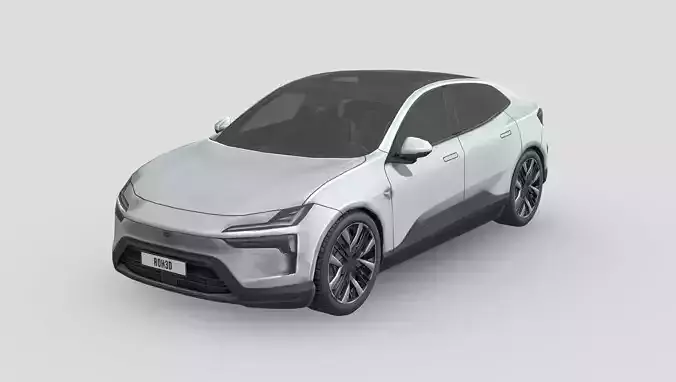 Polestar 4 Low-poly 3D model