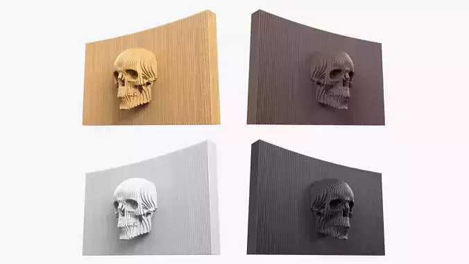 Parametric Wooden Scull Set