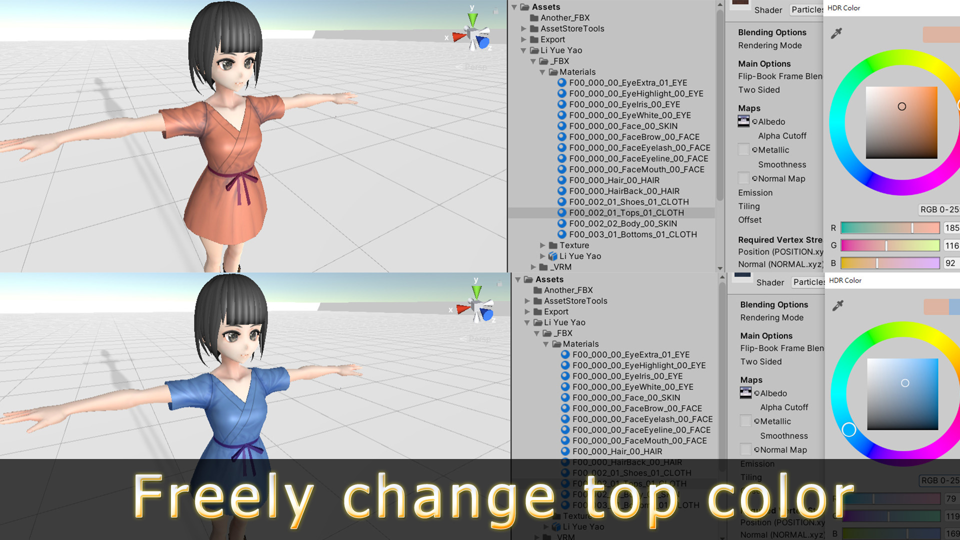 Anime Character - Li Yue Yao-Traditional Costume 3D model_3