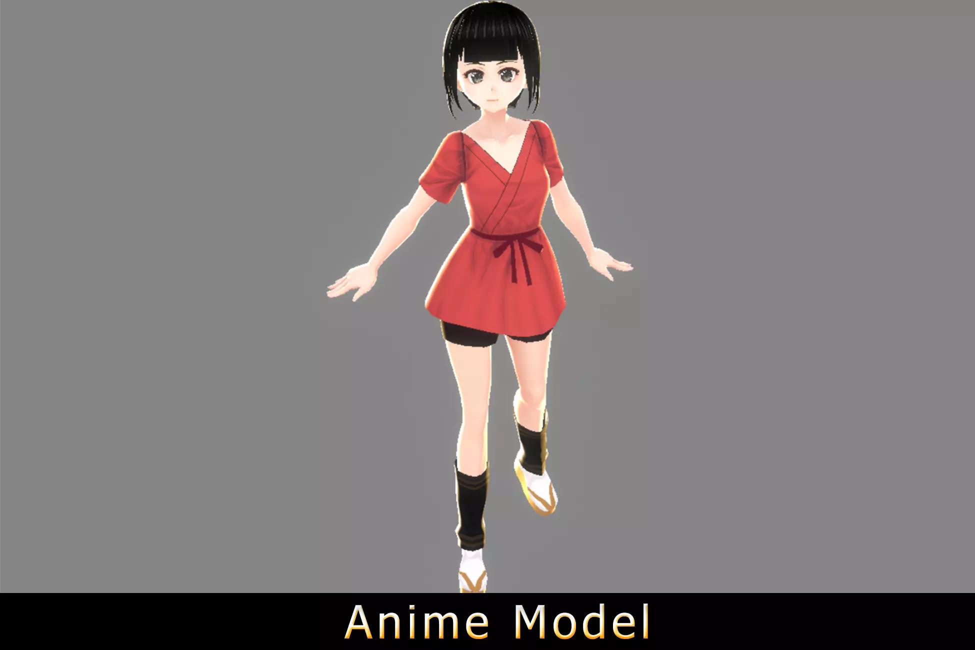 Anime Character - Li Yue Yao-Traditional Costume 3D model_0
