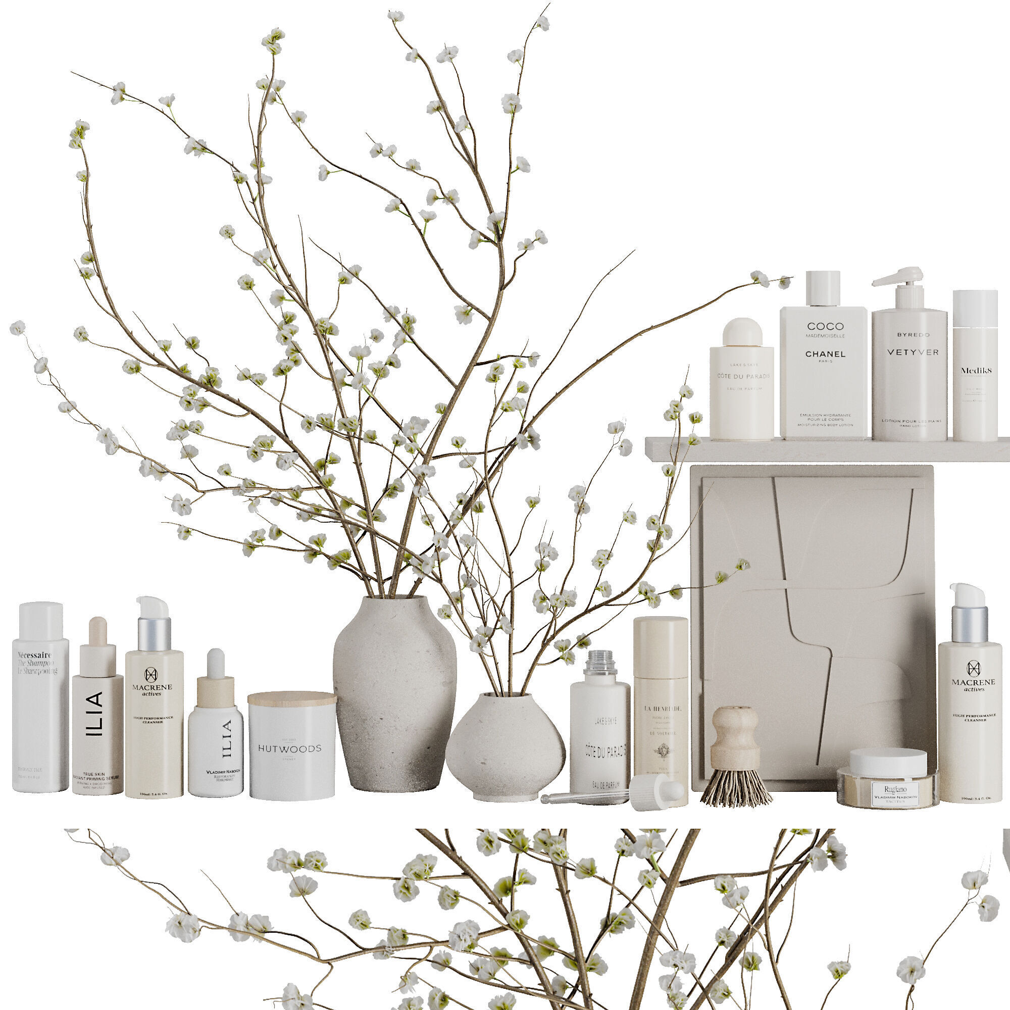 Bathroom accessories SetV28 3D model_1