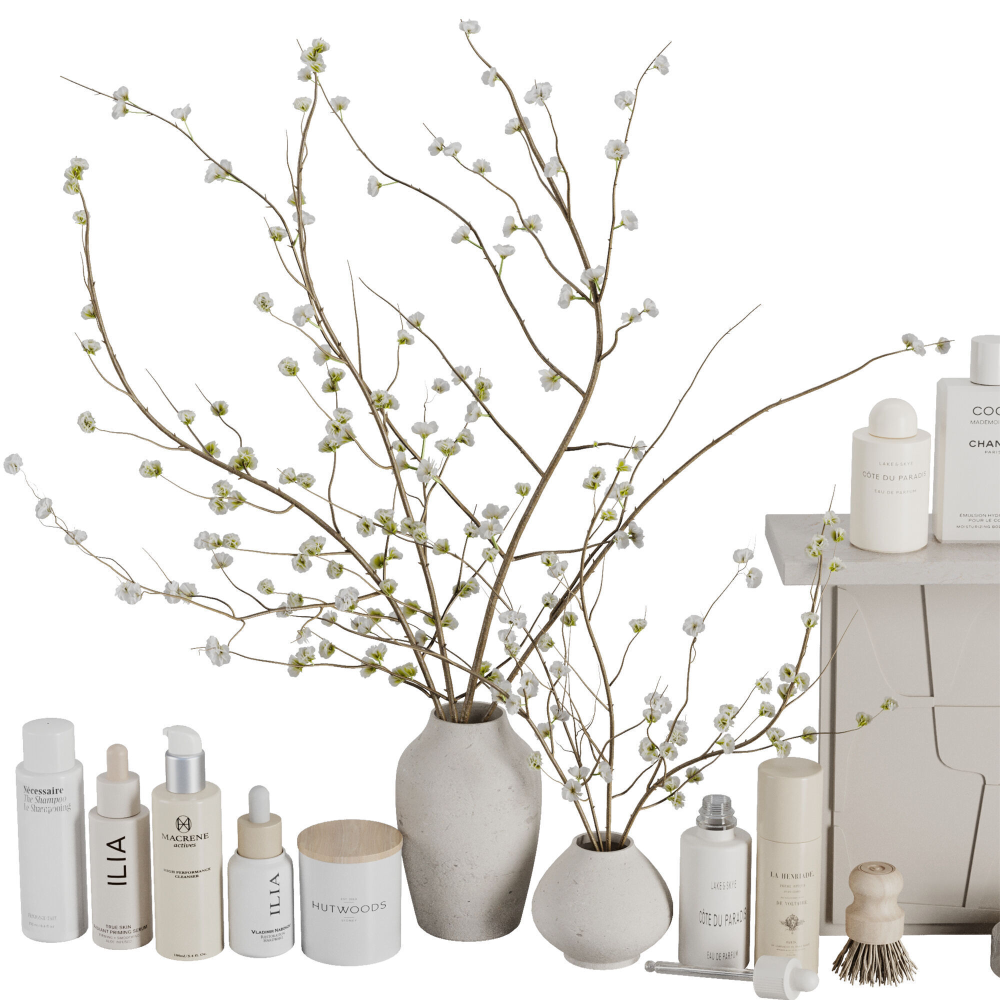 Bathroom accessories SetV28 3D model_3