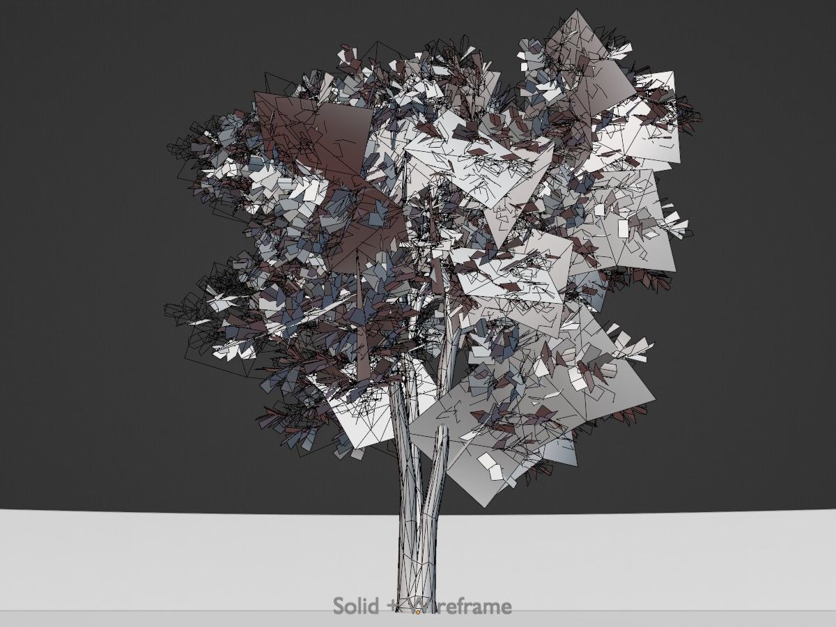 Japanese pagoda tree summer Package 3D Model Collection_62