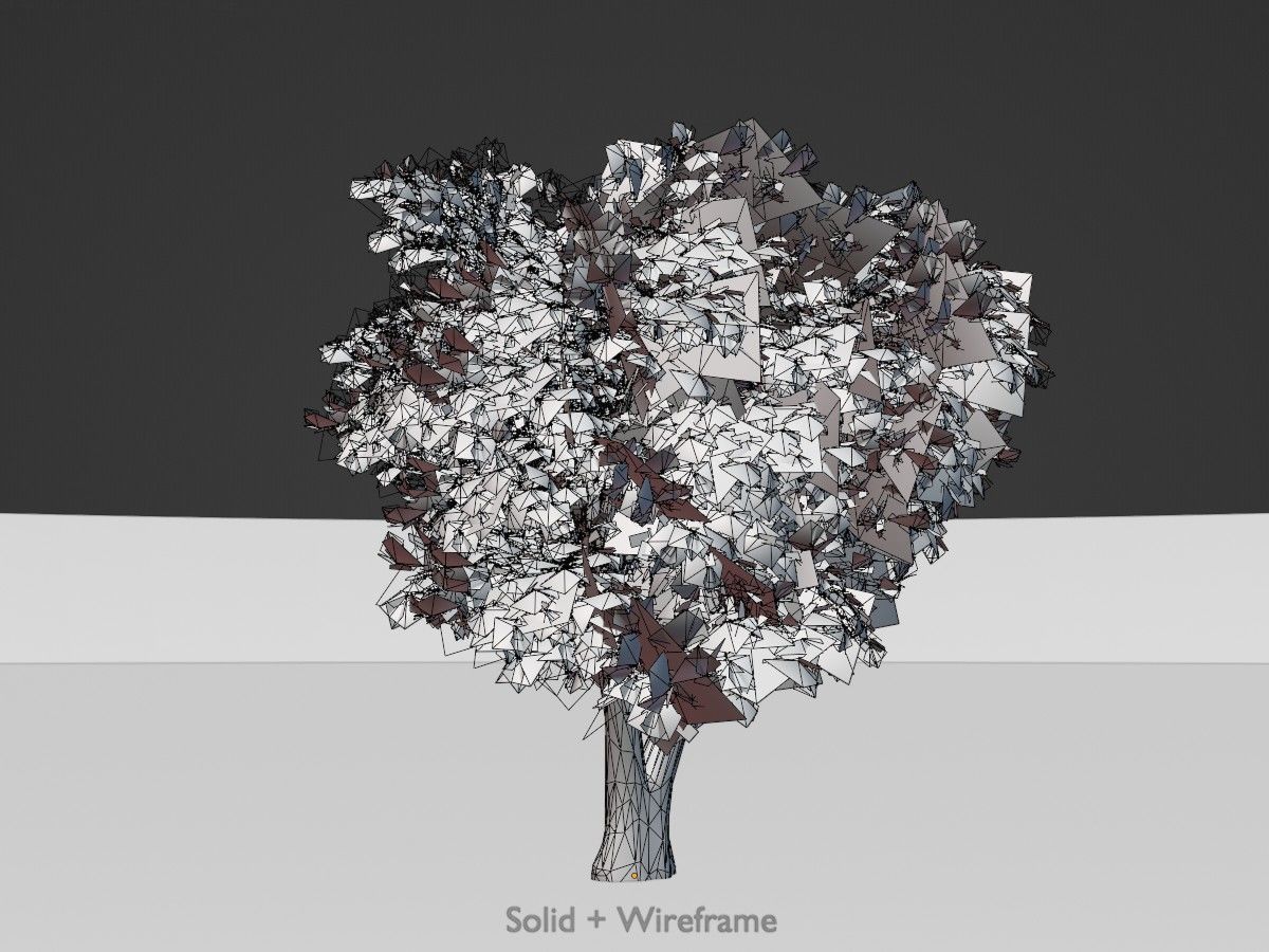 Japanese pagoda tree summer Package 3D Model Collection_72