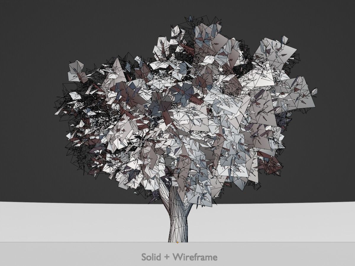 Japanese pagoda tree summer Package 3D Model Collection_81