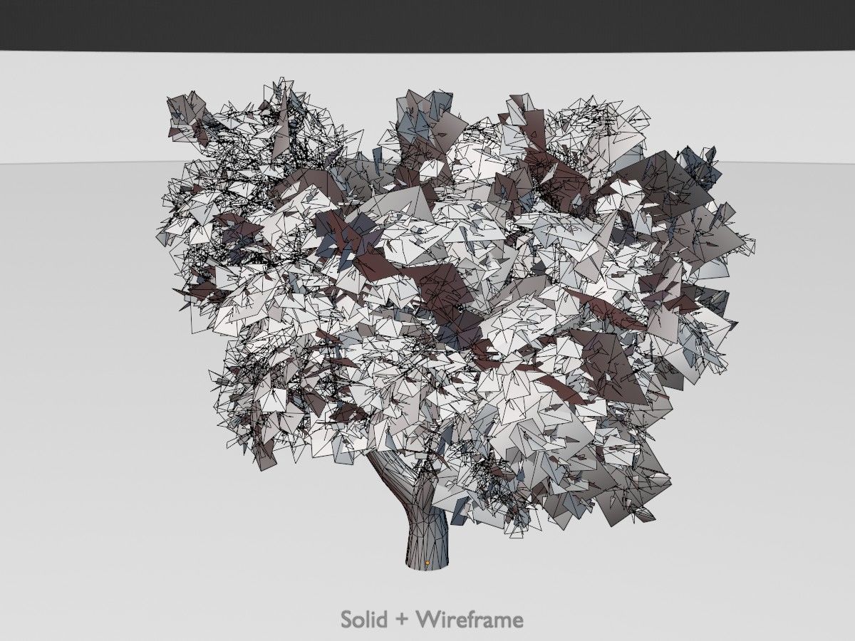 Japanese pagoda tree summer Package 3D Model Collection_84