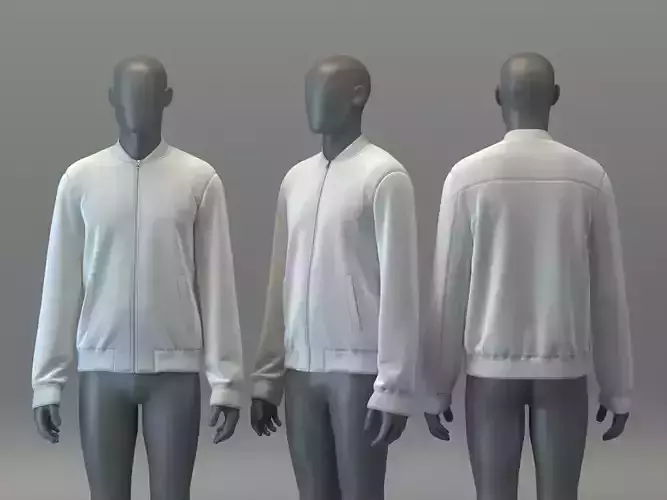 Classic Suede Zip Bomber Jacket