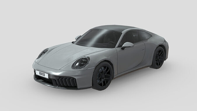 Porsche 911 Carrera GTS 2025 Low-poly 3D model