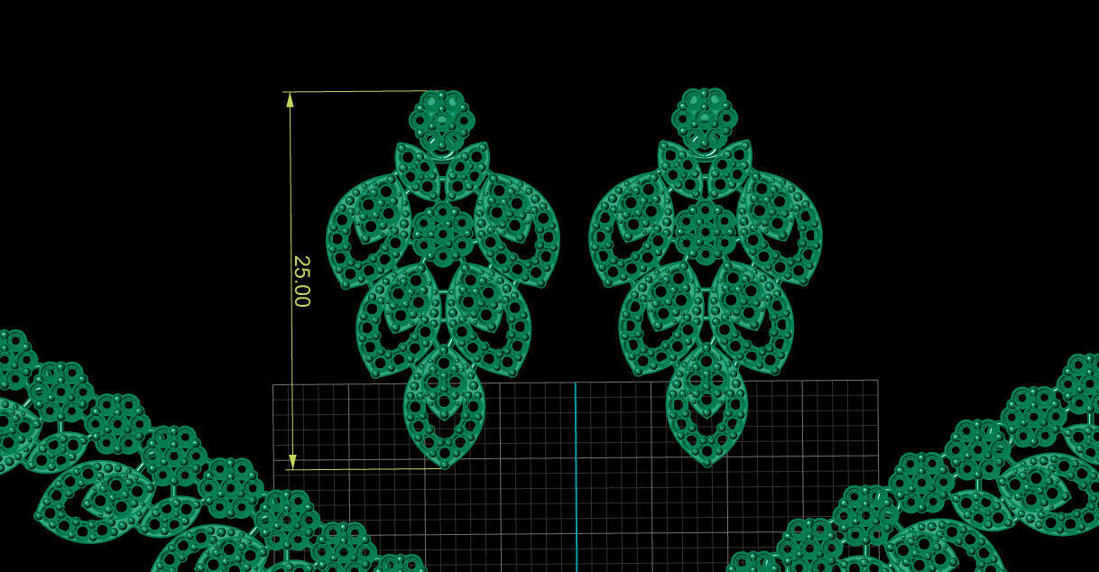 jewelry set 3D print model_5