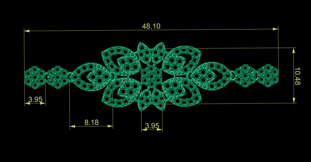 jewelry set 3D print model_4