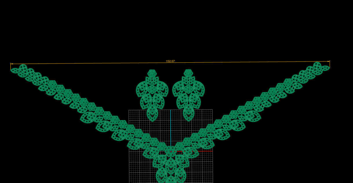 jewelry set 3D print model_9