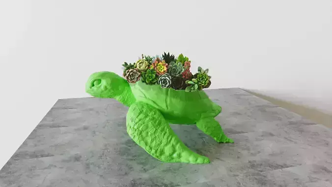 turtle planter STL