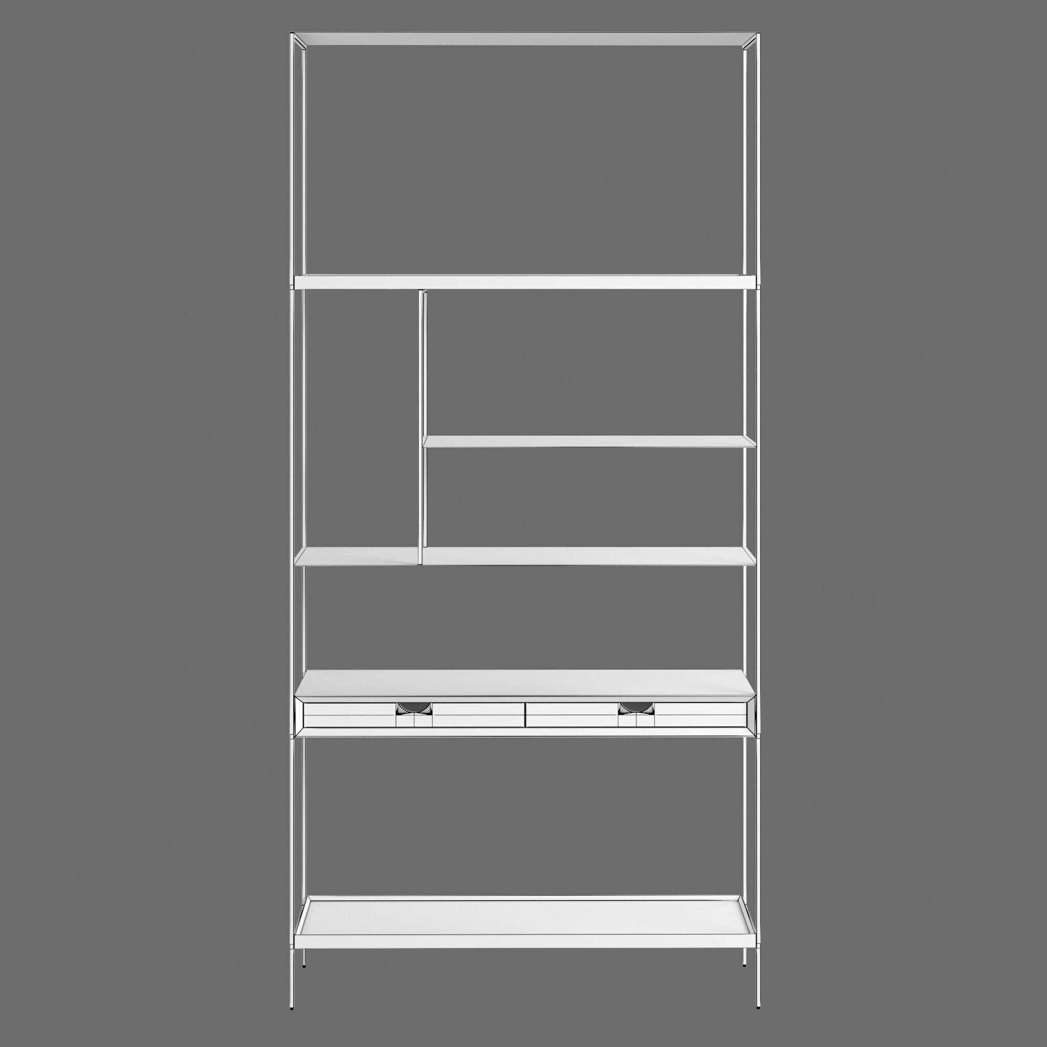Shelving Unit Tidder 3D model_5
