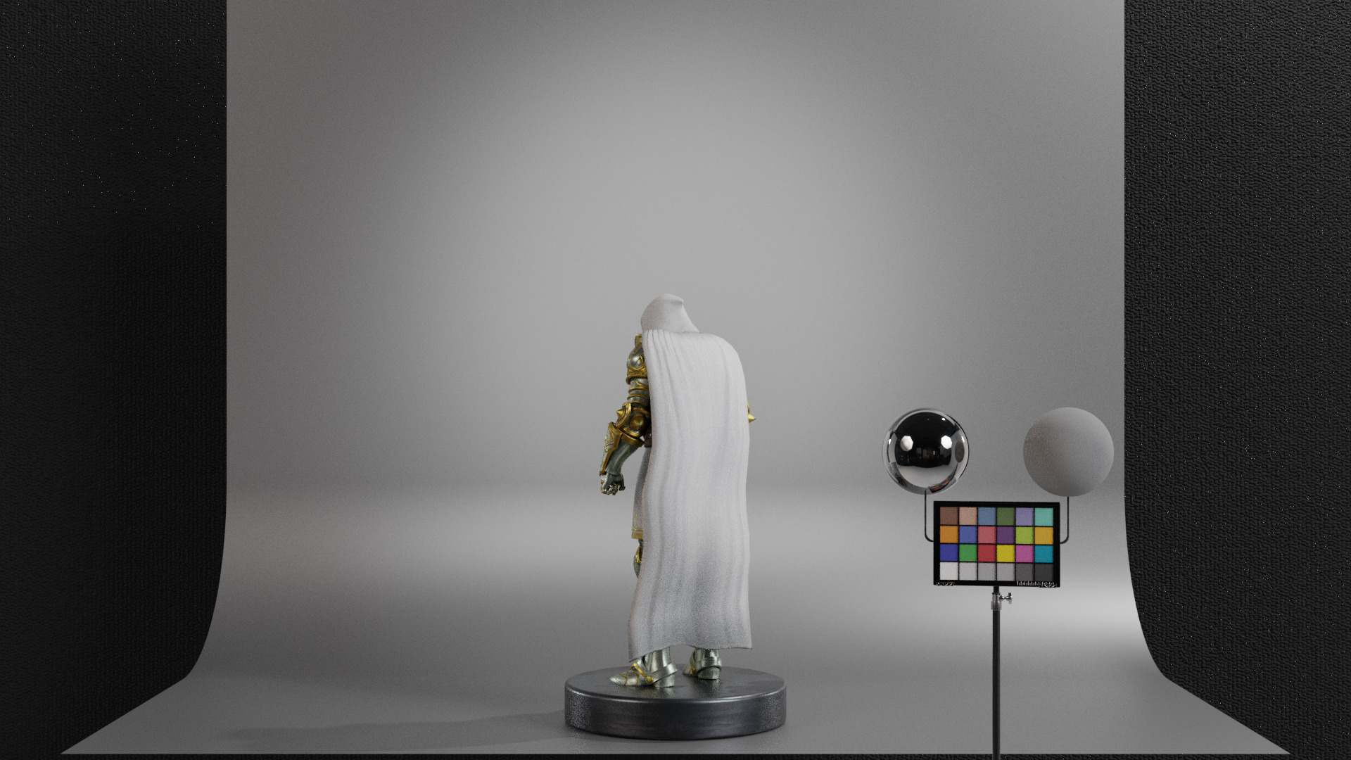 God Emperor Doom Low-poly 3D model_14