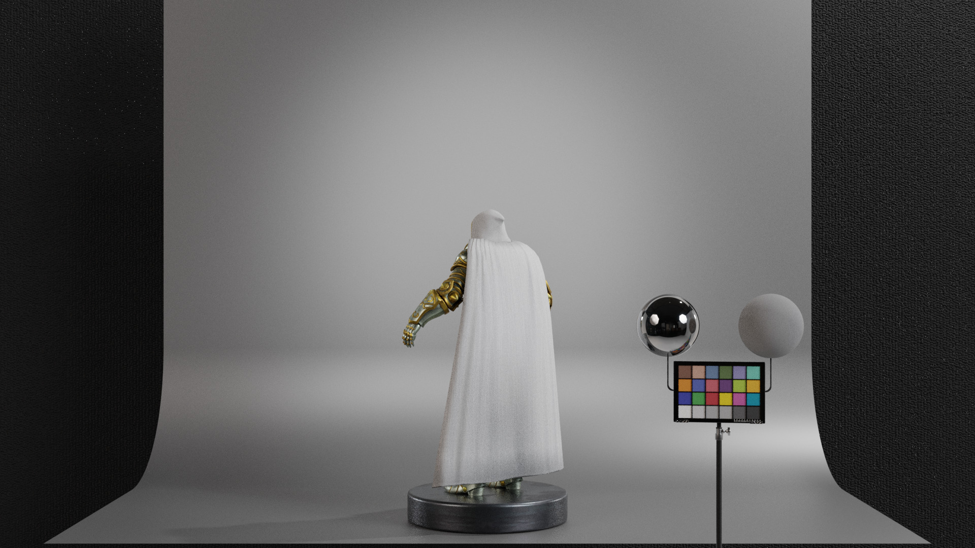 God Emperor Doom Low-poly 3D model_6