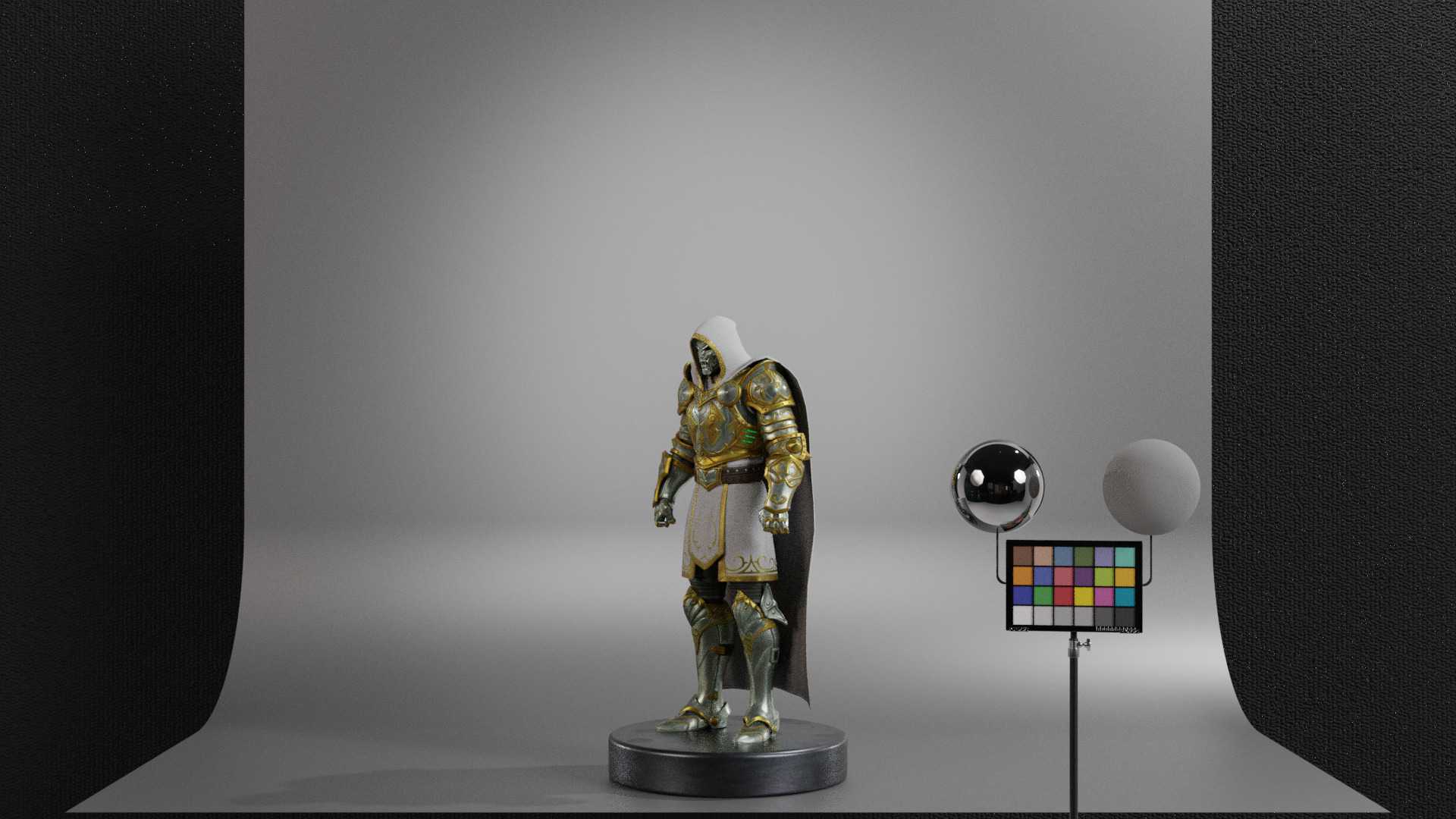 God Emperor Doom Low-poly 3D model_16