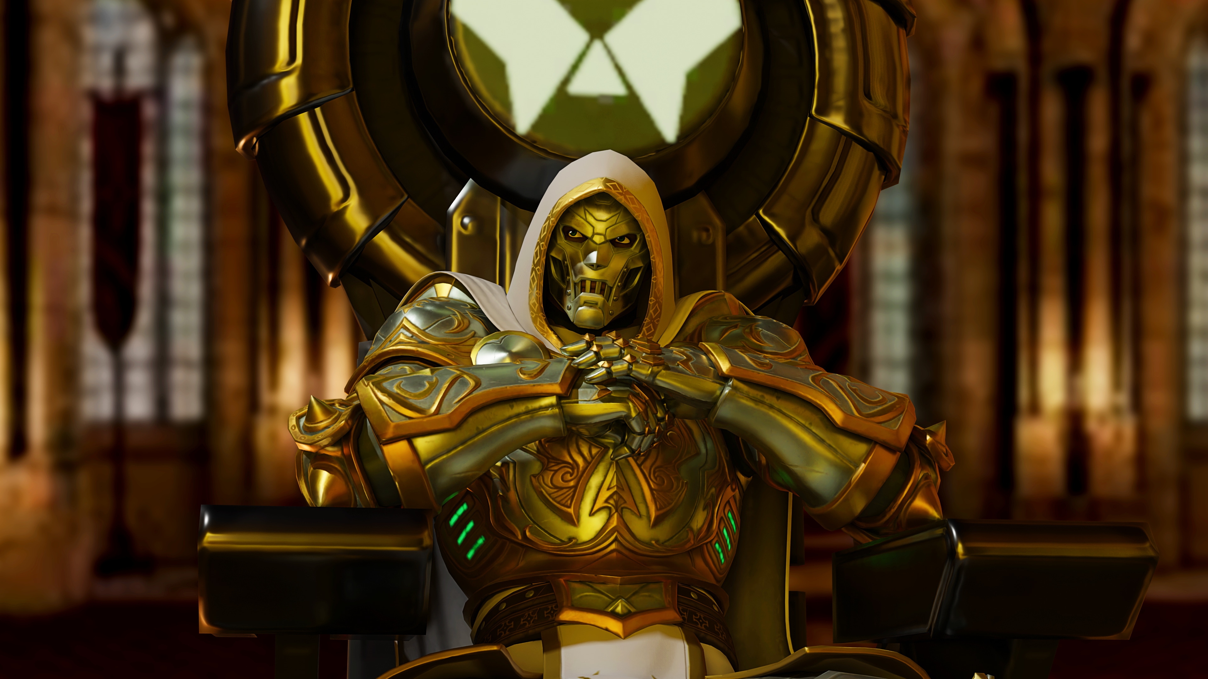 God Emperor Doom Low-poly 3D model_20