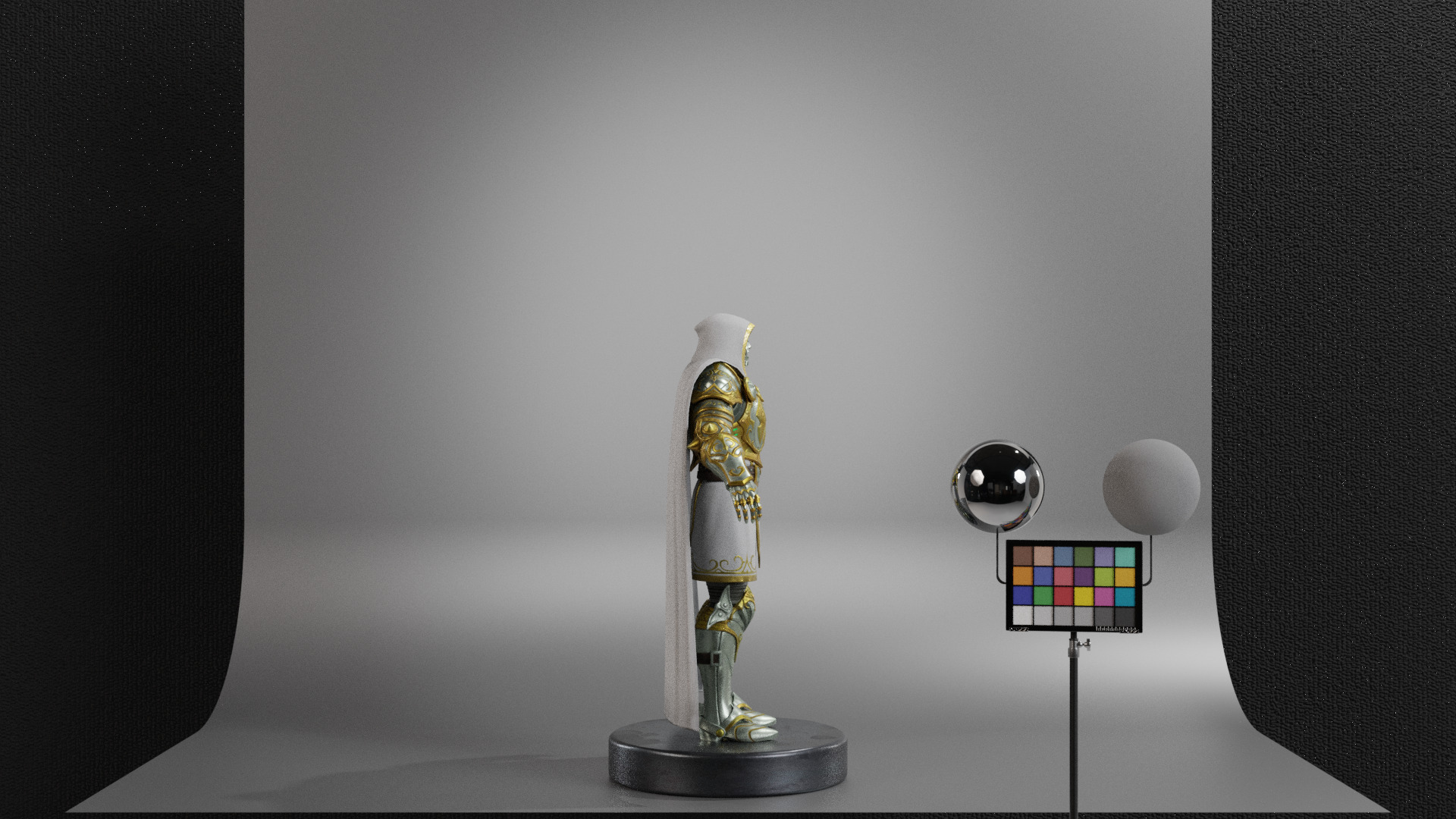 God Emperor Doom Low-poly 3D model_3