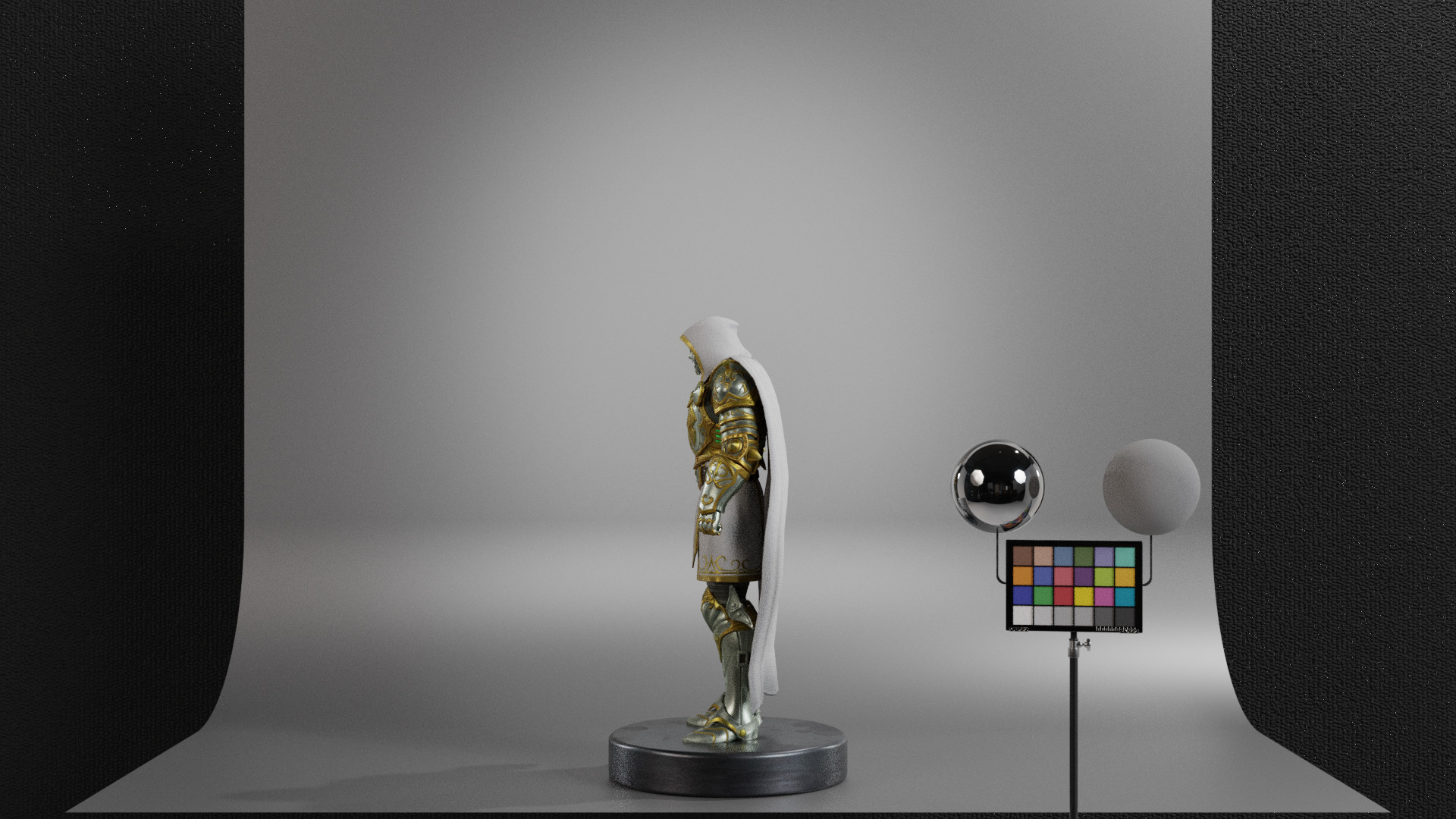 God Emperor Doom Low-poly 3D model_15