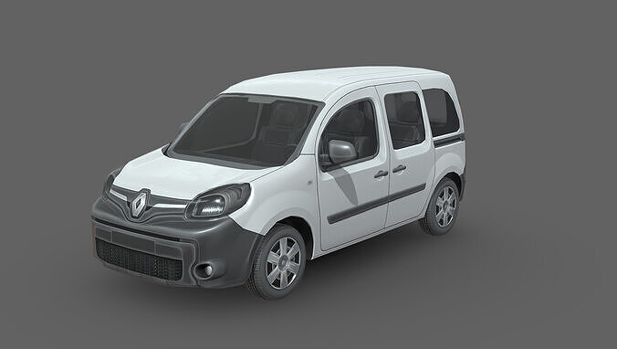 Renault Kangoo 2014 Low-poly 3D model