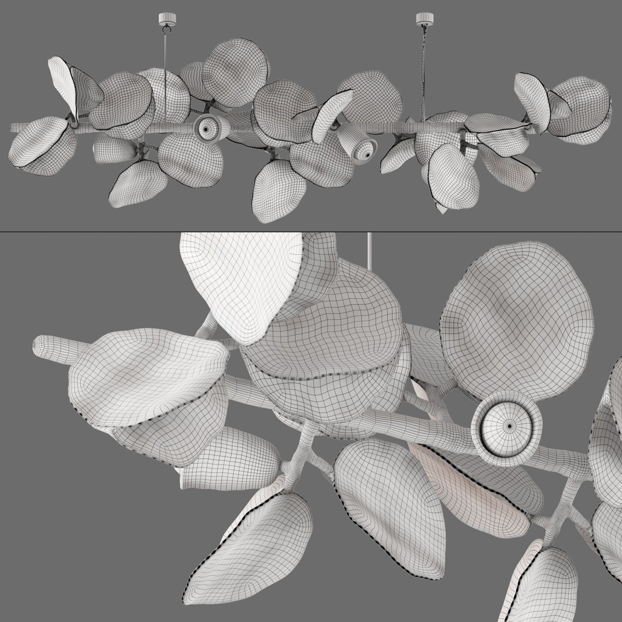 Pendant Lamp Olga Engel Moonpapier Branch 3D model_1