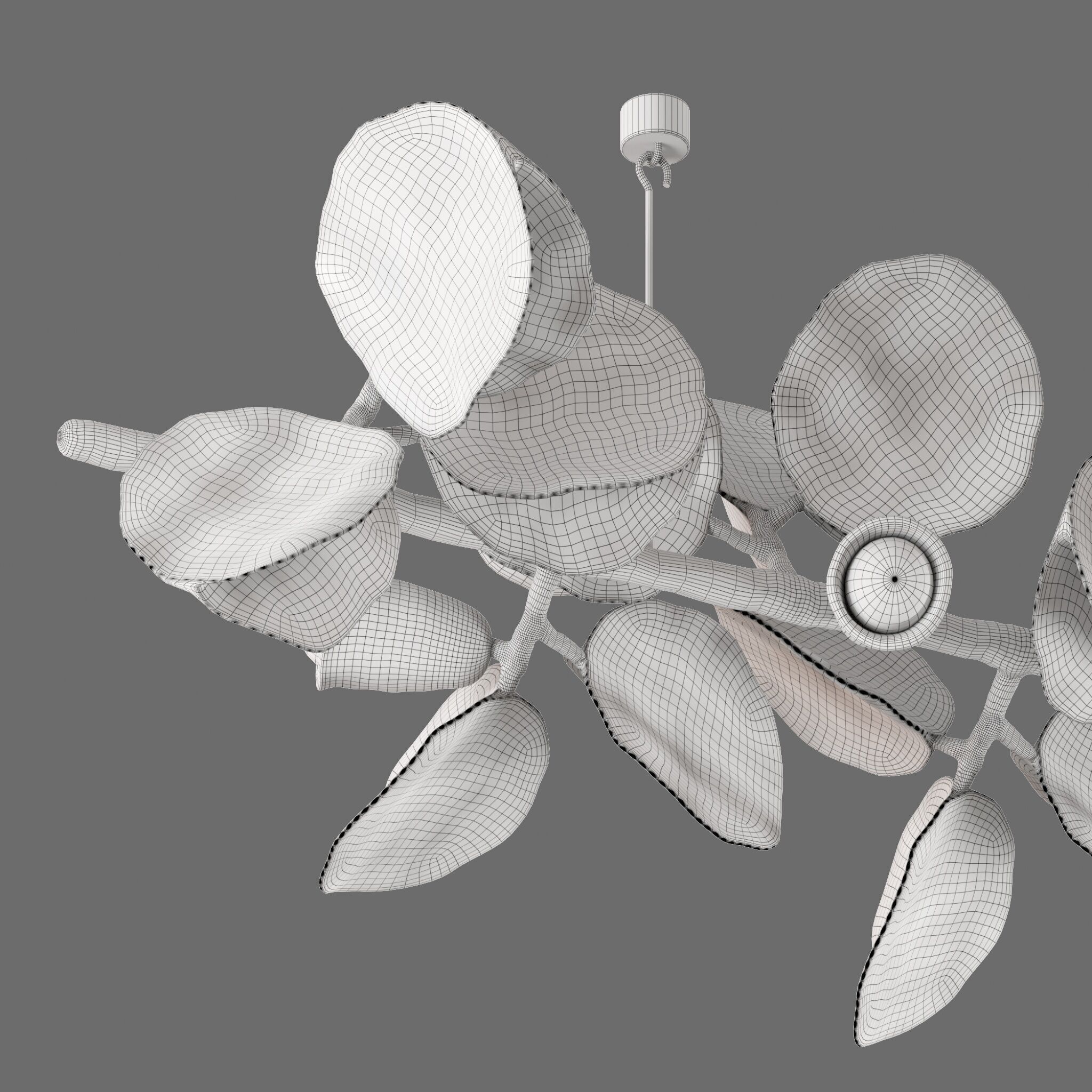 Pendant Lamp Olga Engel Moonpapier Branch 3D model_7