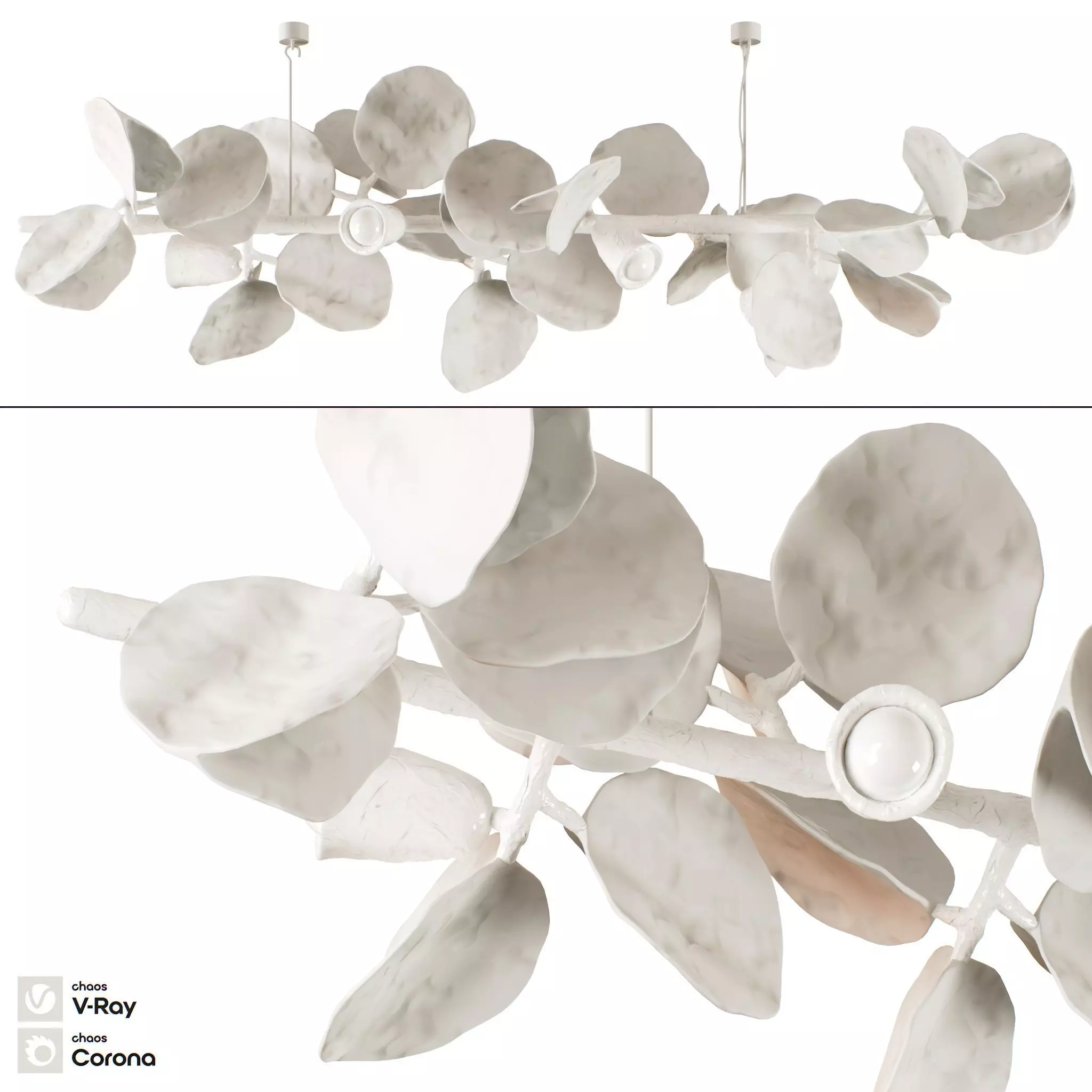Pendant Lamp Olga Engel Moonpapier Branch 3D model_0
