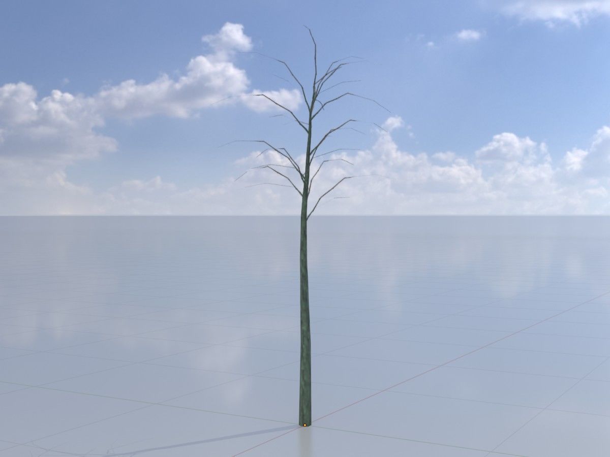 Japanese pagoda tree winter package 3D Model Collection_114