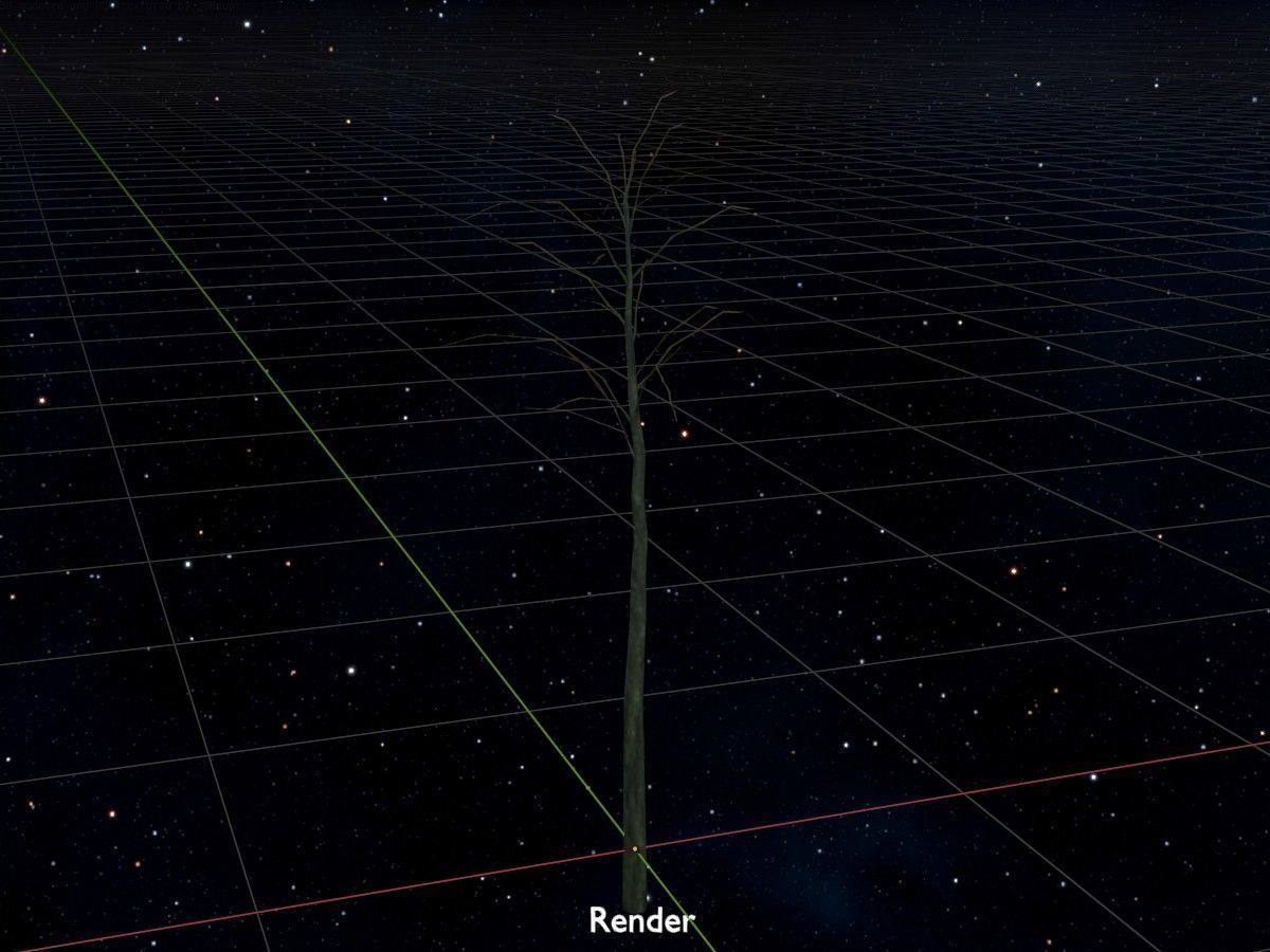 Japanese pagoda tree winter package 3D Model Collection_129