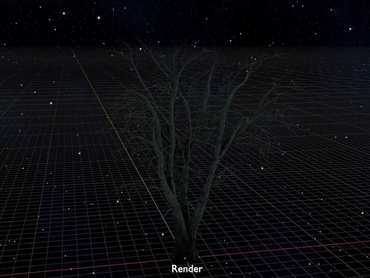 Japanese pagoda tree winter package 3D Model Collection_49