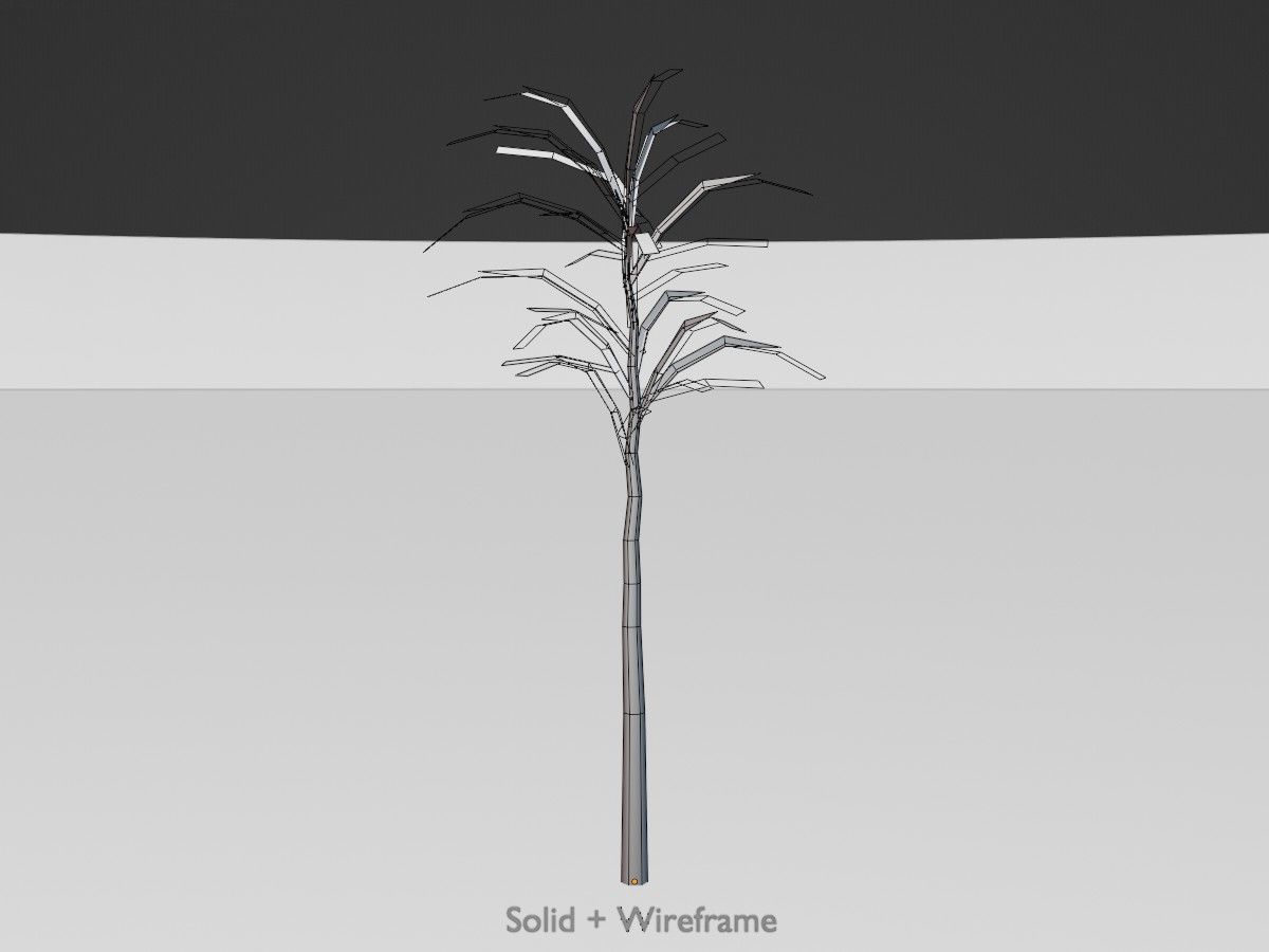 Japanese pagoda tree winter package 3D Model Collection_123