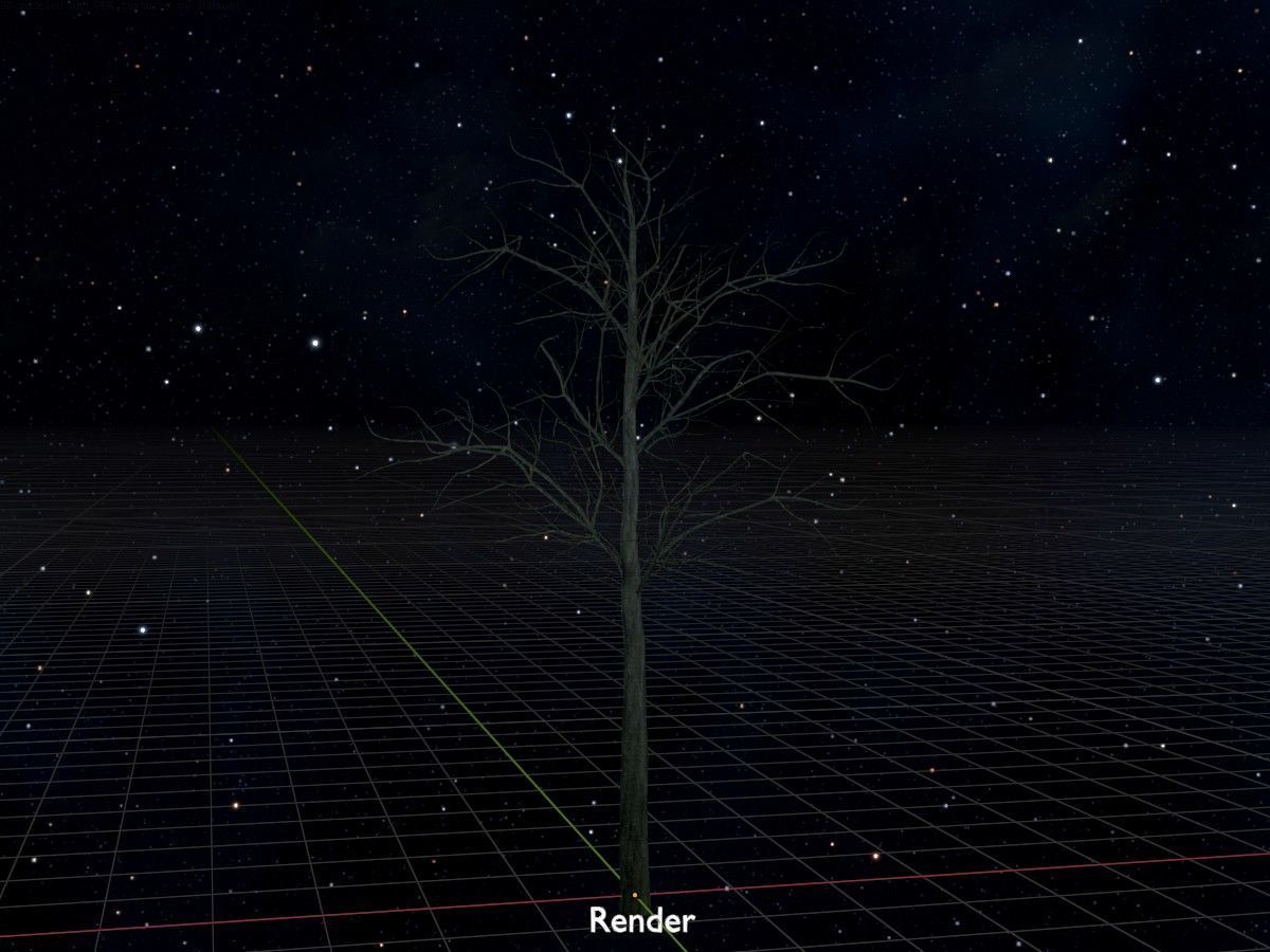 Japanese pagoda tree winter package 3D Model Collection_89