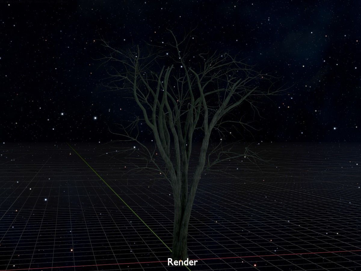 Japanese pagoda tree winter package 3D Model Collection_69