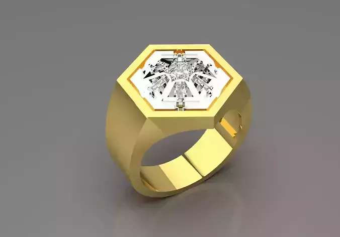 man diamond ring mr0084