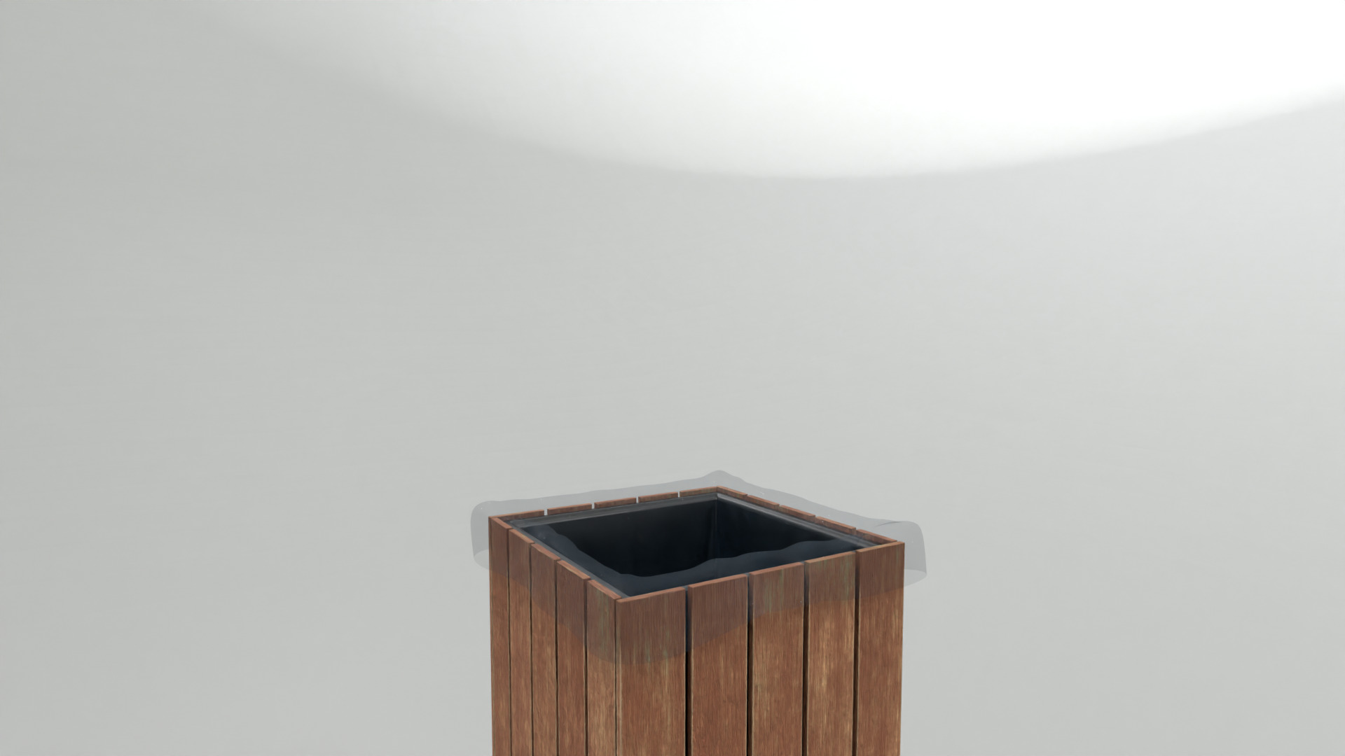 Modern Timber Street bin Vol 05 Game Ready PBR Low-poly 3Dmodel Low-poly 3D model_4