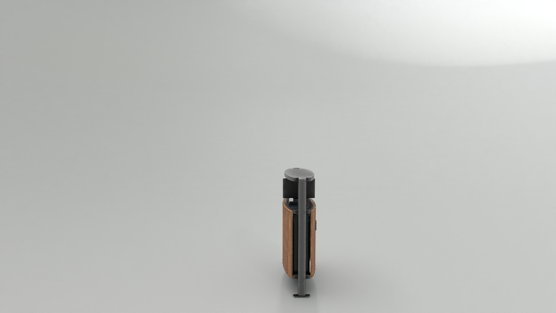 Modern Timber Street bin Vol 06 Game Ready PBR Low-poly 3Dmodel Low-poly 3D model_5