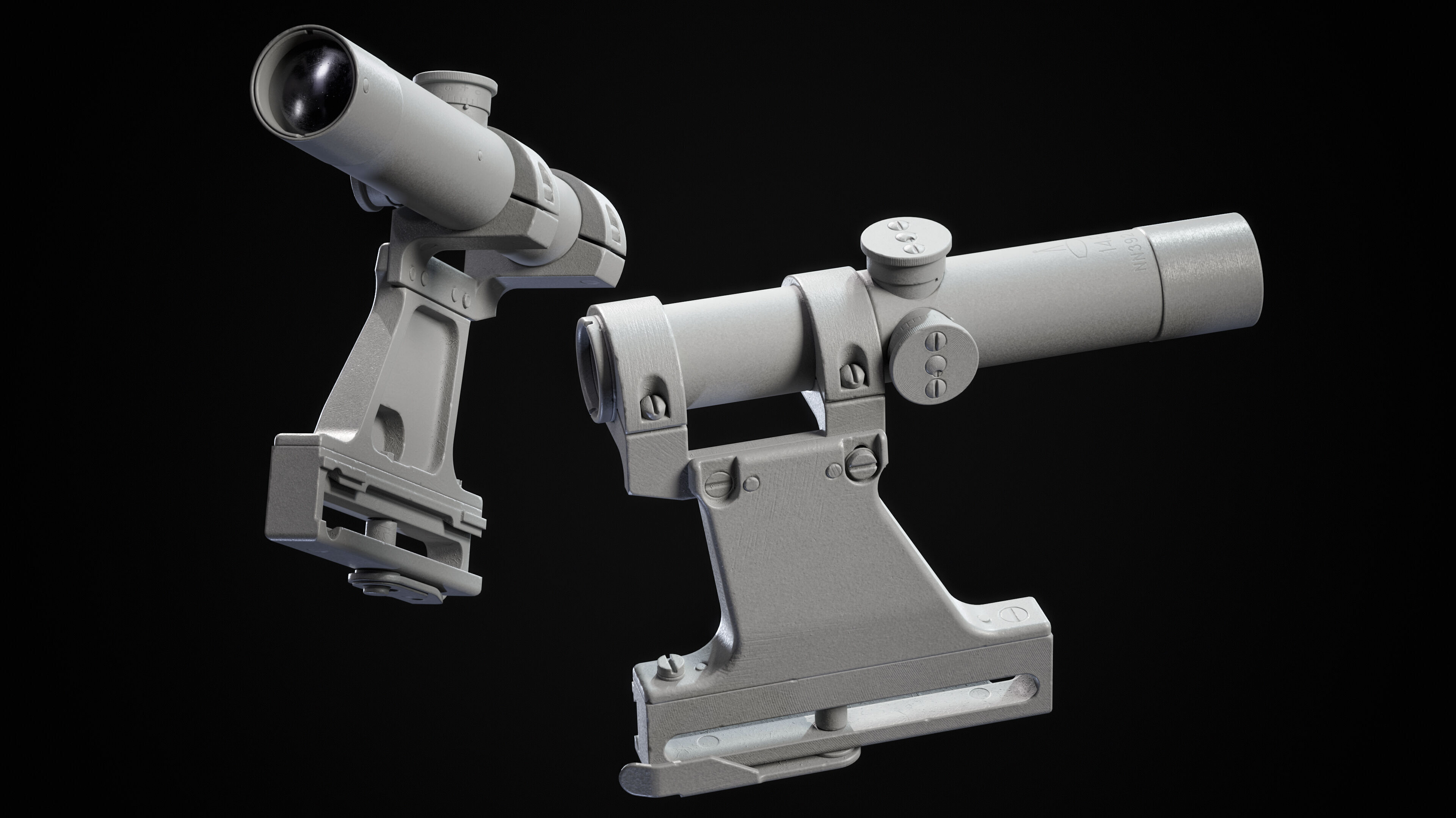 PBR PU Scope Game-ready 3D model Low-poly 3D model_10