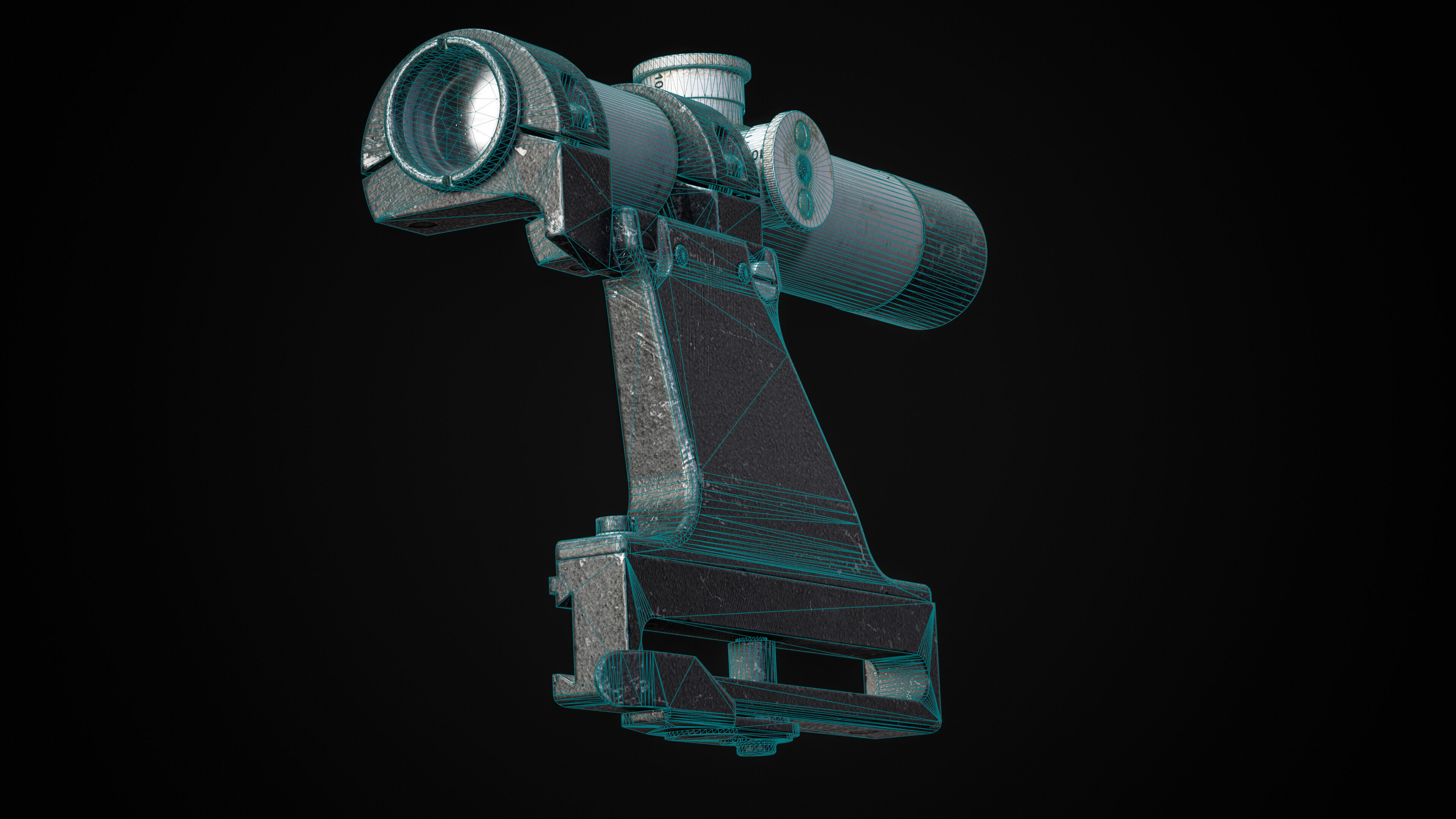 PBR PU Scope Game-ready 3D model Low-poly 3D model_16