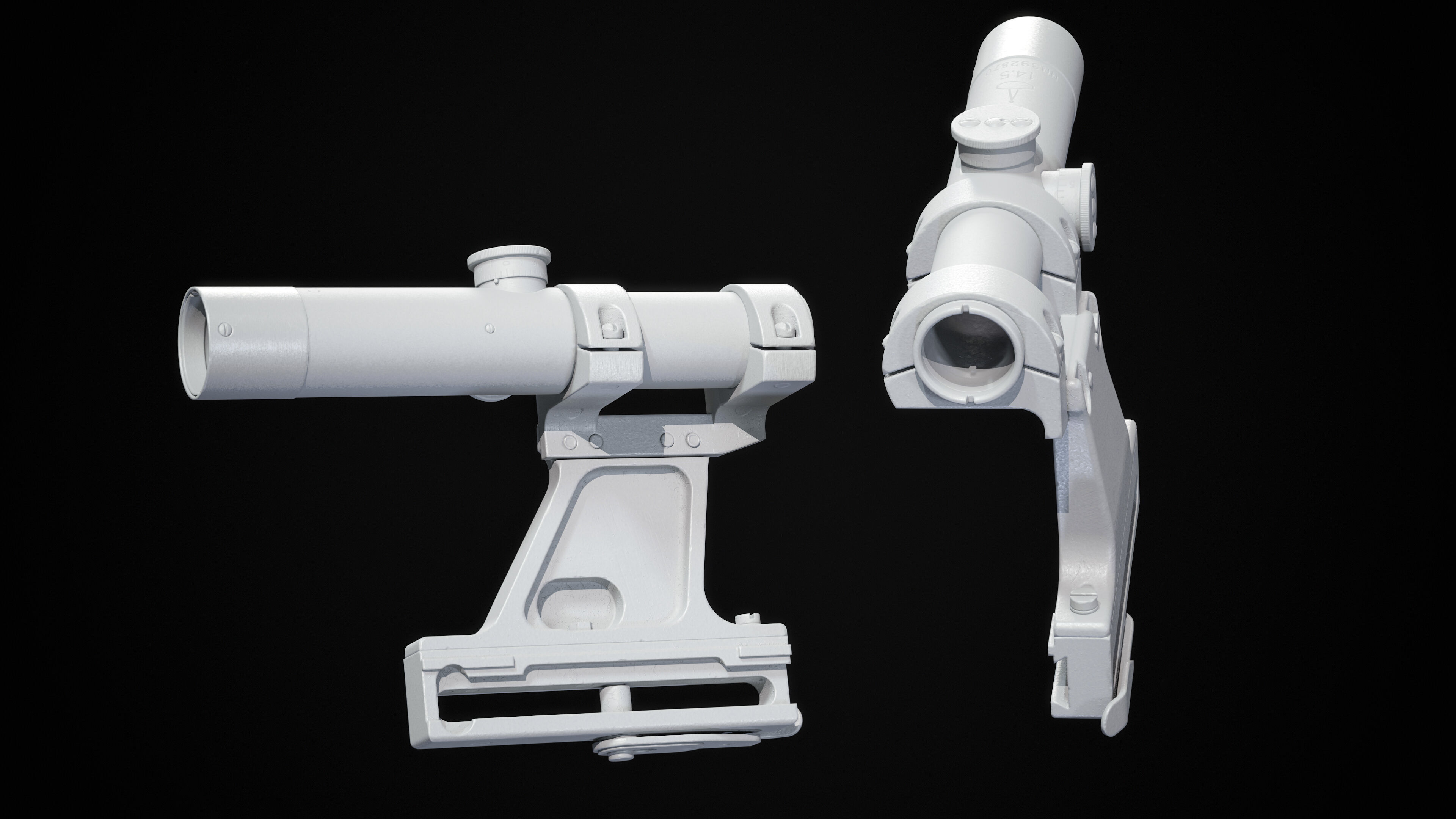 PBR PU Scope Game-ready 3D model Low-poly 3D model_9