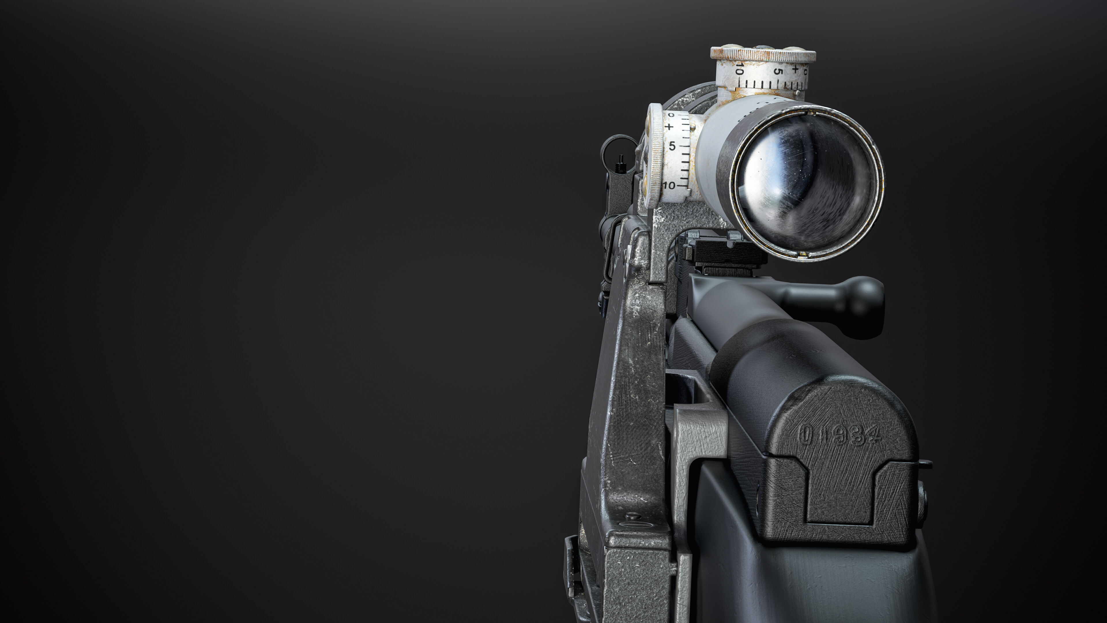 PBR PU Scope Game-ready 3D model Low-poly 3D model_1