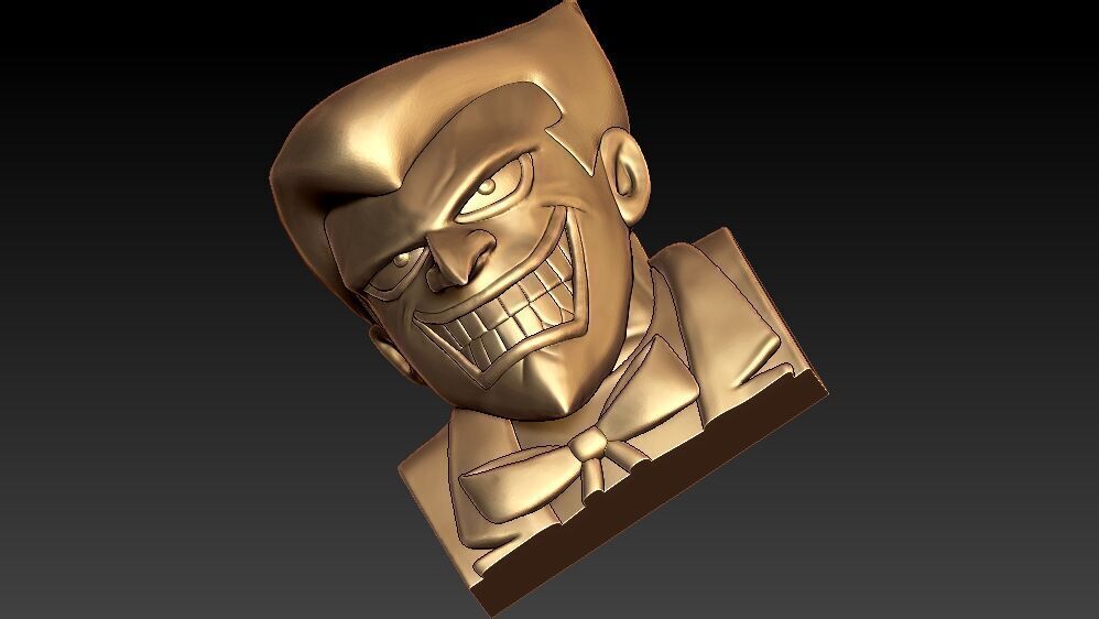 3D Joker Pendant  3D print model_5