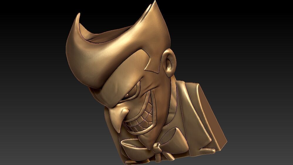 3D Joker Pendant  3D print model_6