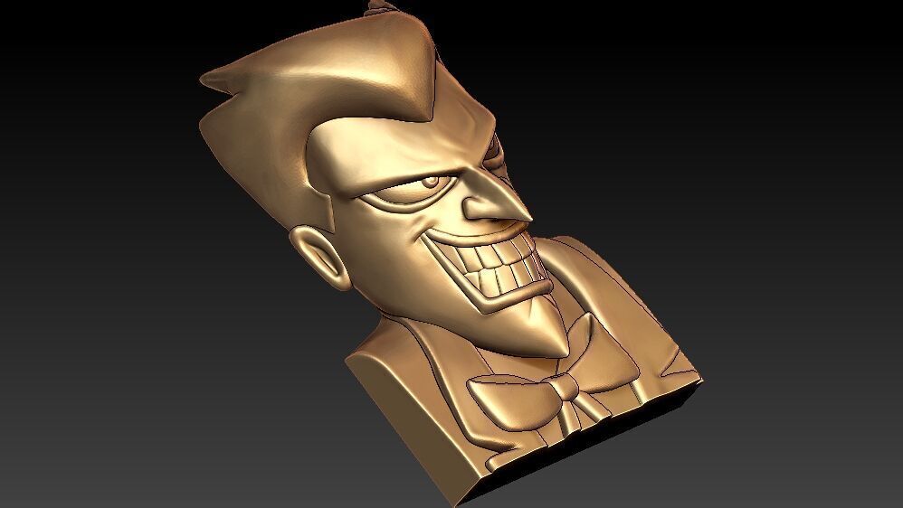3D Joker Pendant  3D print model_7